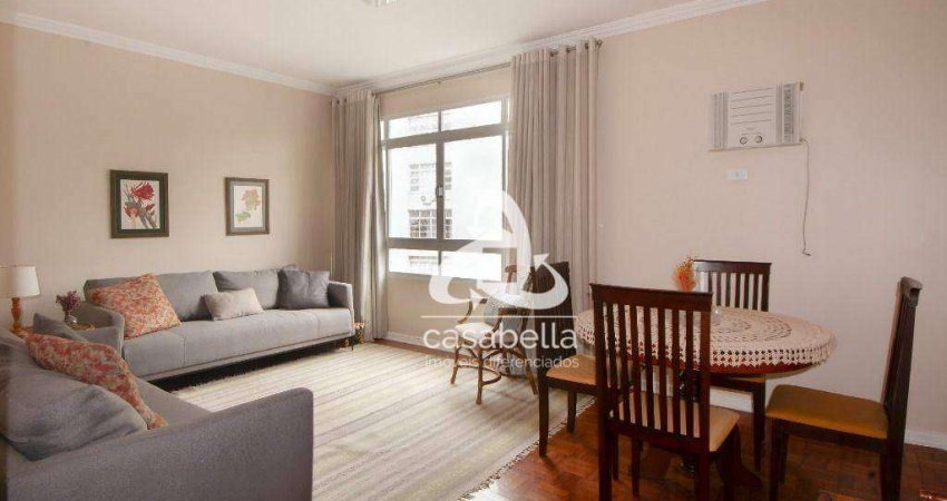 Apartamento com 2 dormitórios para alugar, 118 m² por R$ 5.300,00/mês - Gonzaga - Santos/SP