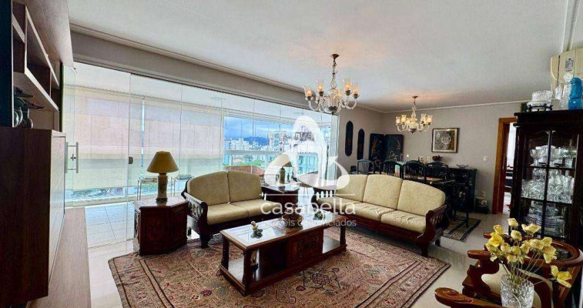 Apartamento com 3 dormitórios à venda, 191 m² por R$ 2.900.000,00 - Embaré - Santos/SP