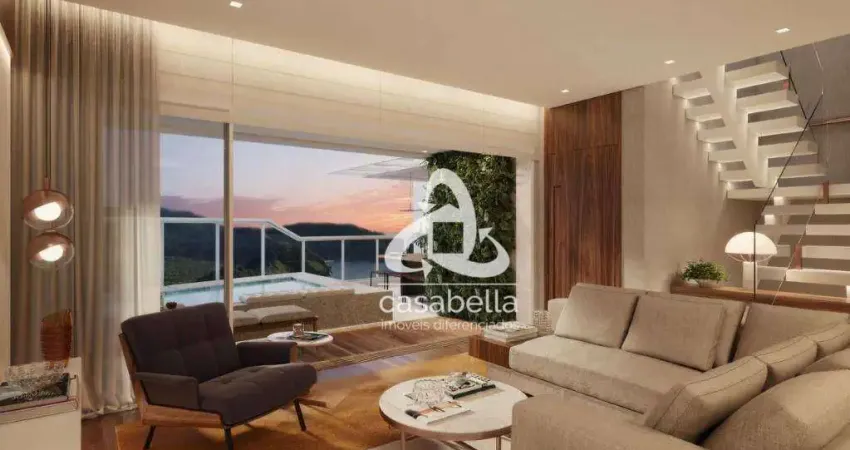 Cobertura com 3 dormitórios à venda, 214 m² por R$ 4.900.000,00 - Ponta da Praia - Santos/SP