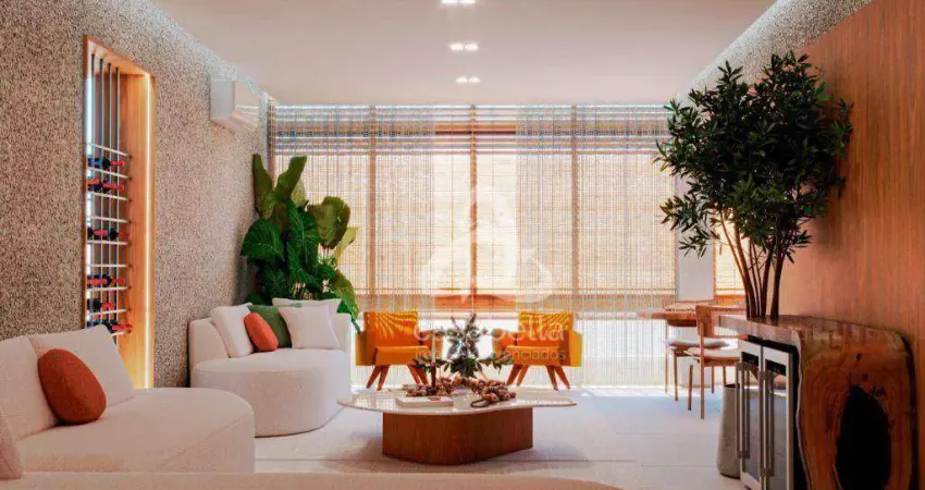 Apartamento com 3 dormitórios à venda, 215 m² por R$ 3.350.000,00 - Boqueirão - Santos/SP