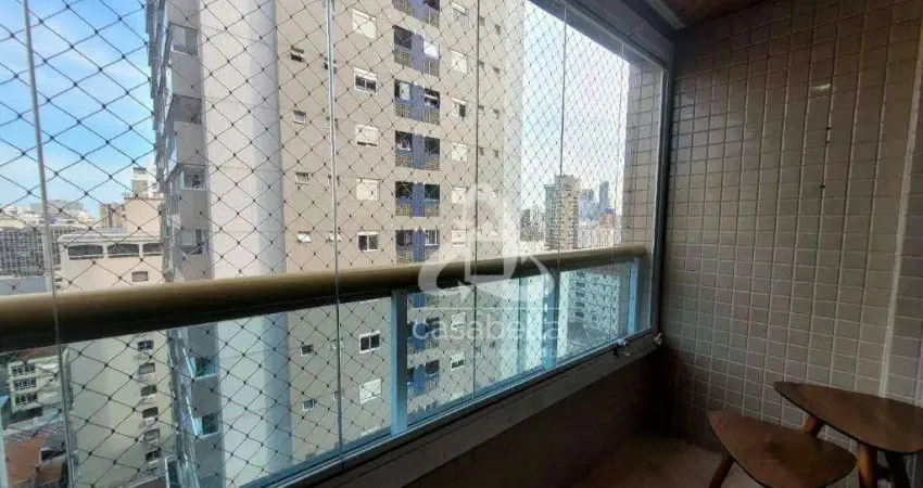 Apartamento com 3 dormitórios para alugar, 105 m² por R$ 6.500,02/mês - Gonzaga - Santos/SP
