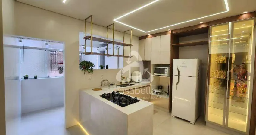 Apartamento com 2 dormitórios à venda, 83 m² por R$ 650.000,00 - Ponta da Praia - Santos/SP