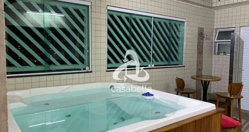 Cobertura com 3 dormitórios à venda, 268 m² por R$ 1.290.000,00 - Campo Grande - Santos/SP