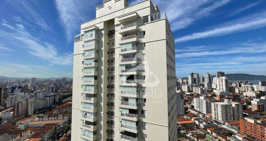 Apartamento com 3 dormitórios à venda, 150 m² por R$ 1.280.000,00 - Marapé - Santos/SP