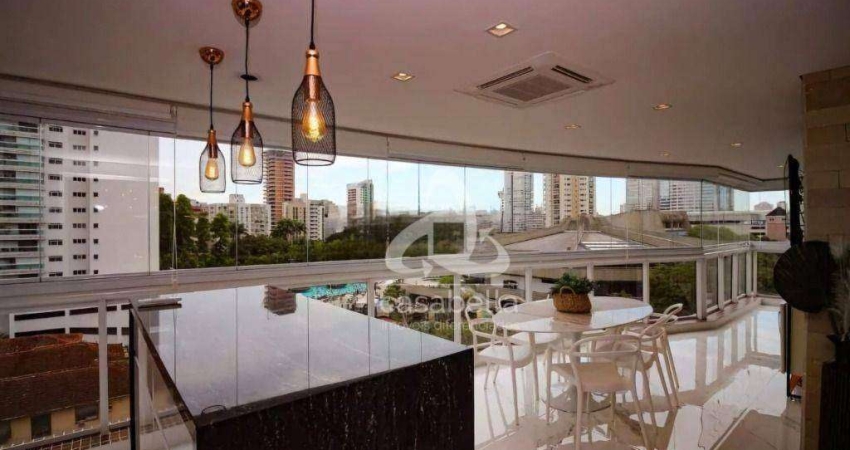 Apartamento com 3 dormitórios à venda, 165 m² por R$ 2.870.000,00 - Embaré - Santos/SP
