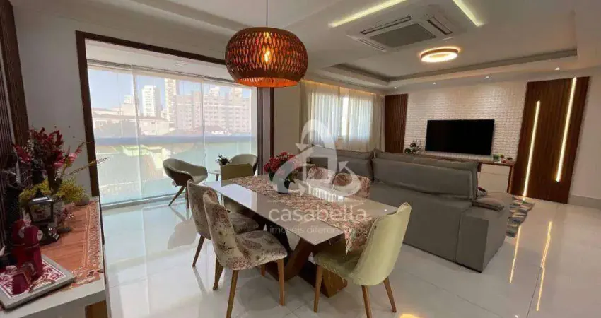 Apartamento com 3 dormitórios à venda, 140 m² por R$ 1.360.000,00 - Boqueirão - Santos/SP