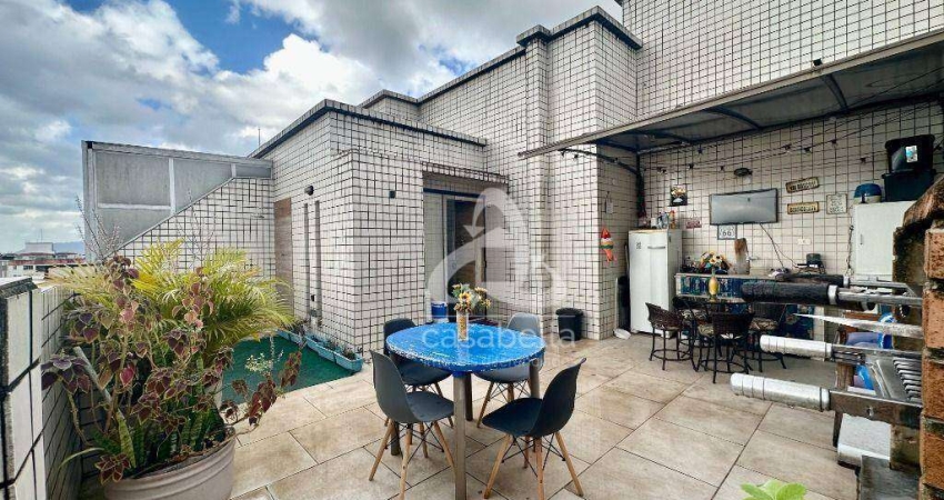 Apartamento com 3 dormitórios à venda, 142 m² por R$ 875.000,00 - Embaré - Santos/SP
