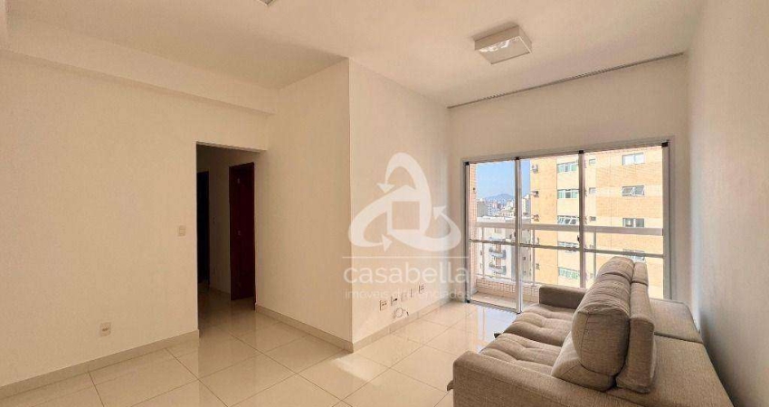 Apartamento com 3 dormitórios para alugar, 93 m² por R$ 7.587,39 - Boqueirão - Santos/SP