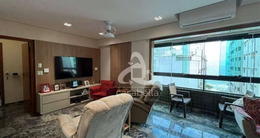 Apartamento com 3 dormitórios à venda, 111 m² por R$ 1.380.000,00 - Aparecida - Santos/SP