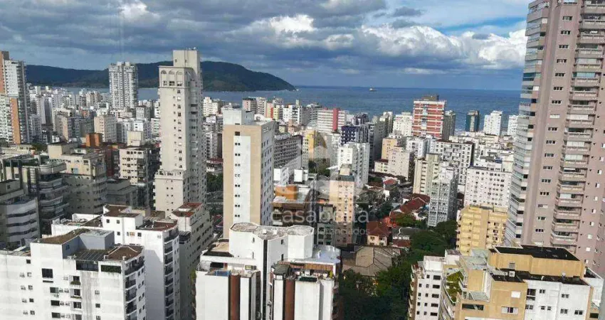 Apartamento com 3 dormitórios, 124 m² - venda por R$ 2.180.000,00 ou aluguel por R$ 11.500,00/mês - Boqueirão - Santos/SP
