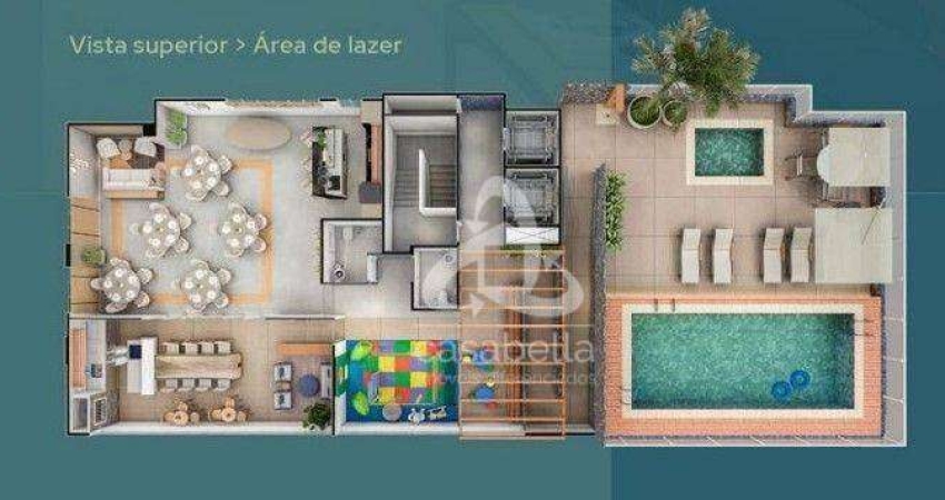 Apartamento com 2 dormitórios à venda, 71 m² por R$ 770.000,00 - Campo Grande - Santos/SP