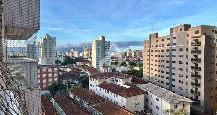 Apartamento com 3 dormitórios à venda, 93 m² por R$ 1.050.000,00 - Boqueirão - Santos/SP