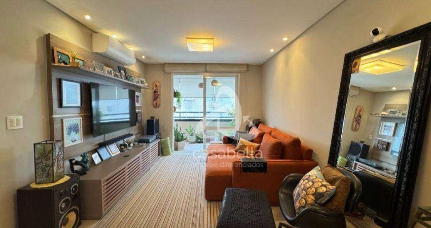 Apartamento com 2 dormitórios à venda, 83 m² por R$ 990.000,00 - Embaré - Santos/SP
