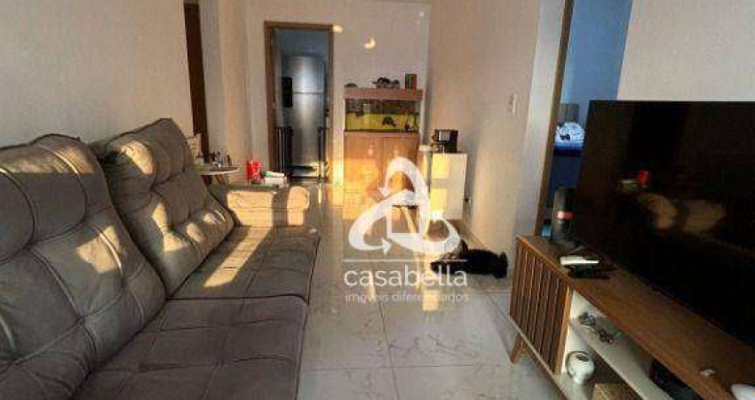 Apartamento com 2 dormitórios para alugar, 70 m² por R$ 5.500,02/mês - Boqueirão - Santos/SP