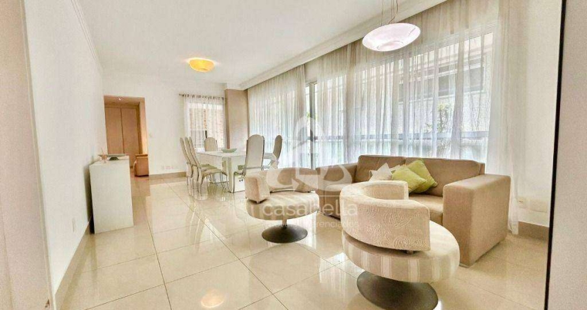 Apartamento com 3 dormitórios para alugar, 217 m² por R$ 10.000,02/mês - Ponta da Praia - Santos/SP
