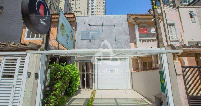 Casa com 2 dormitórios para alugar, 270 m² por R$ 12.463,00/mês - Embaré - Santos/SP