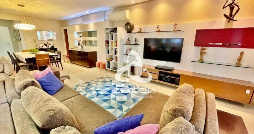 Apartamento com 3 dormitórios para alugar, 229 m² por R$ 12.002,00 - Ponta da Praia - Santos/SP