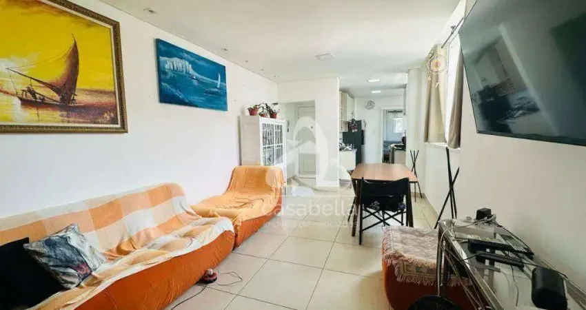 Apartamento com 2 dormitórios à venda, 77 m² por R$ 620.000,00 - Boqueirão - Santos/SP
