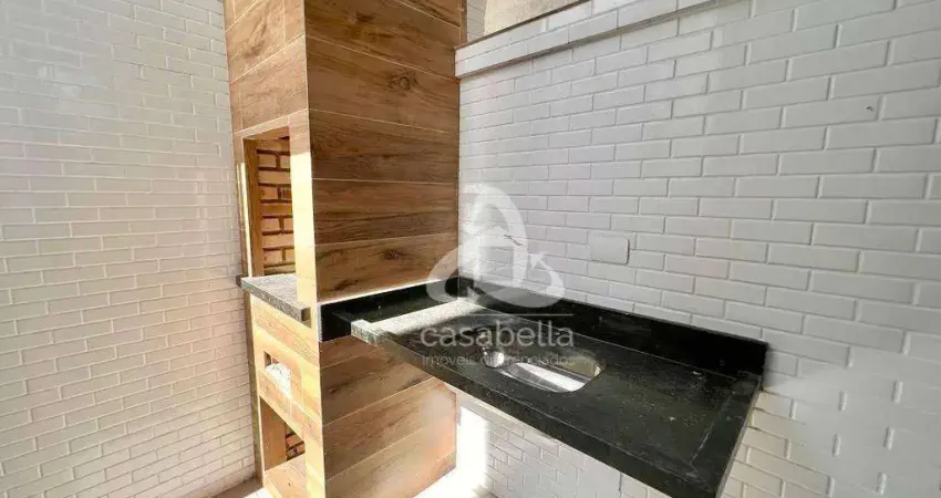 Casa com 3 dormitórios à venda, 109 m² por R$ 1.020.000,00 - Ponta da Praia - Santos/SP