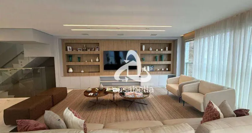 Cobertura com 4 dormitórios para alugar, 444 m² por R$ 48.002,00/mês - Gonzaga - Santos/SP