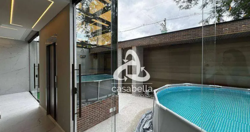 Casa com 4 dormitórios, 260 m² - venda por r$ 4.000.000,00 ou aluguel por r$ 25.000,01/mês - campo grande - santos/sp