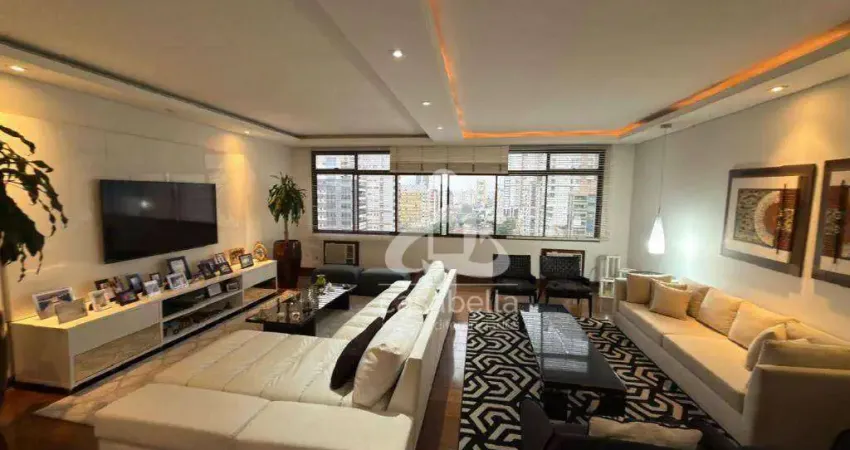 Apartamento com 4 dormitórios à venda, 238 m² por r$ 2.790.000,00 - vila rica - santos/sp