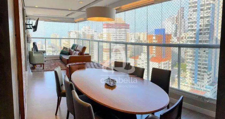 Apartamento com 3 dormitórios à venda, 129 m² por r$ 2.340.000,00 - gonzaga - santos/sp