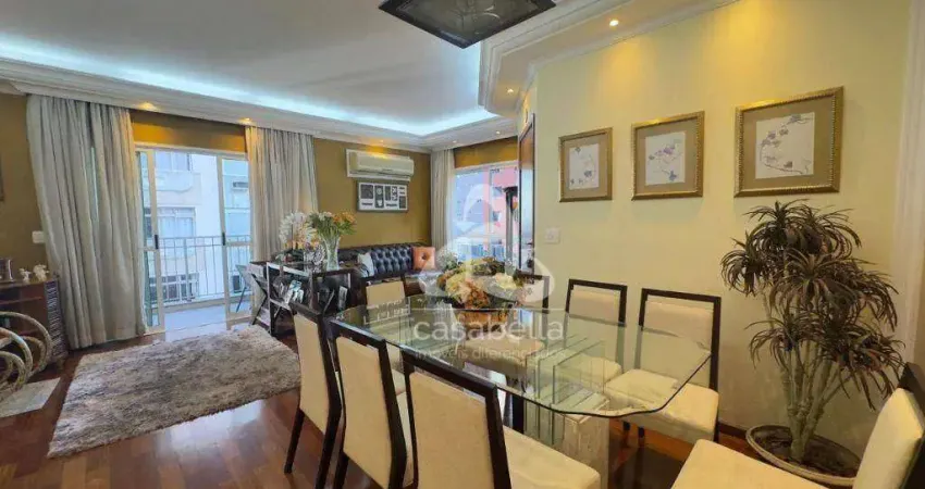 Apartamento com 4 dormitórios à venda, 160 m² por r$ 1.800.000,00 - vila rica - santos/sp