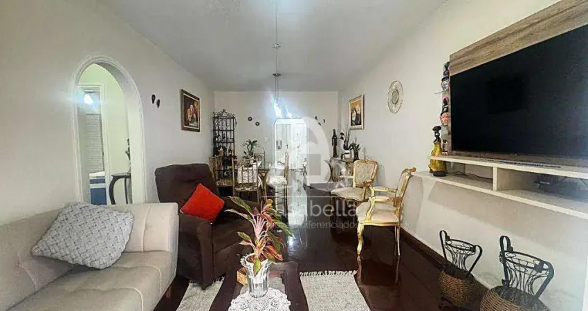 Apartamento com 3 dormitórios à venda, 110 m² por r$ 970.000,00 - aparecida - santos/sp