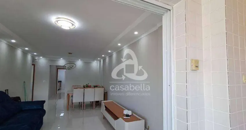 Apartamento com 3 dormitórios para alugar, 119 m² por r$ 10.500,00 - ponta da praia - santos/sp