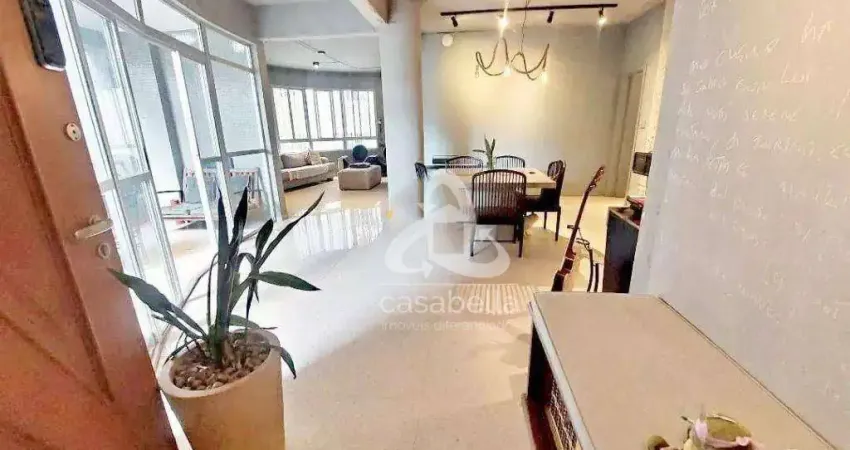 Apartamento com 3 dormitórios à venda, 163 m² por r$ 1.250.000,00 - gonzaga - santos/sp