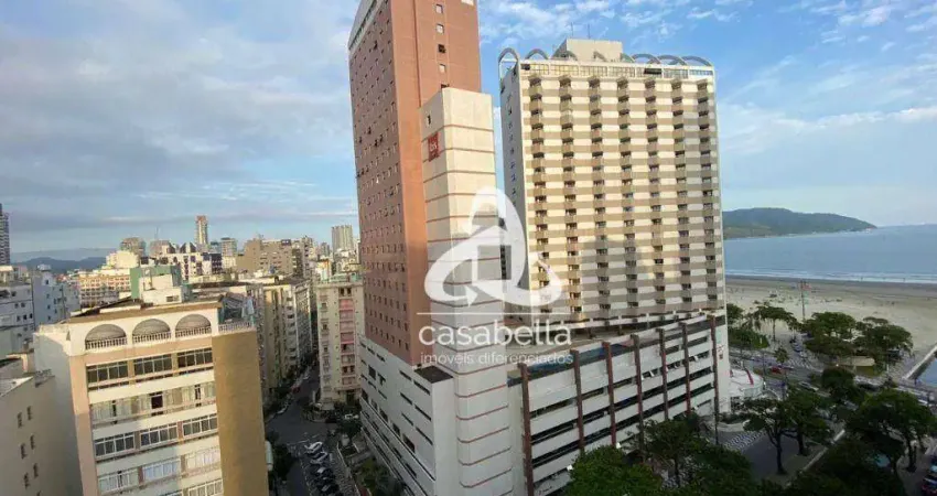 Apartamento com 4 dormitórios, 290 m² - venda por r$ 1.500.000,00 ou aluguel por r$ 8.000,00 - gonzaga - santos/sp
