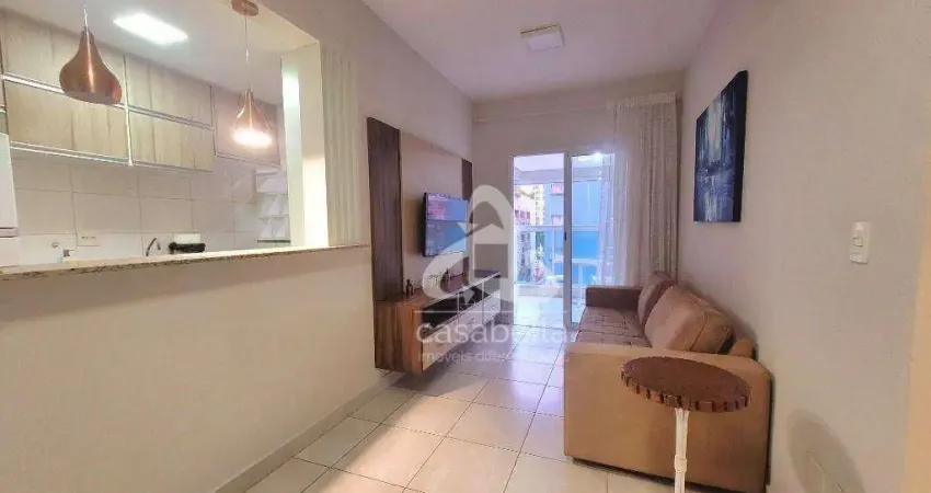 Apartamento com 1 dormitório para alugar, 52 m² por r$ 5.500,02/mês - gonzaga - santos/sp