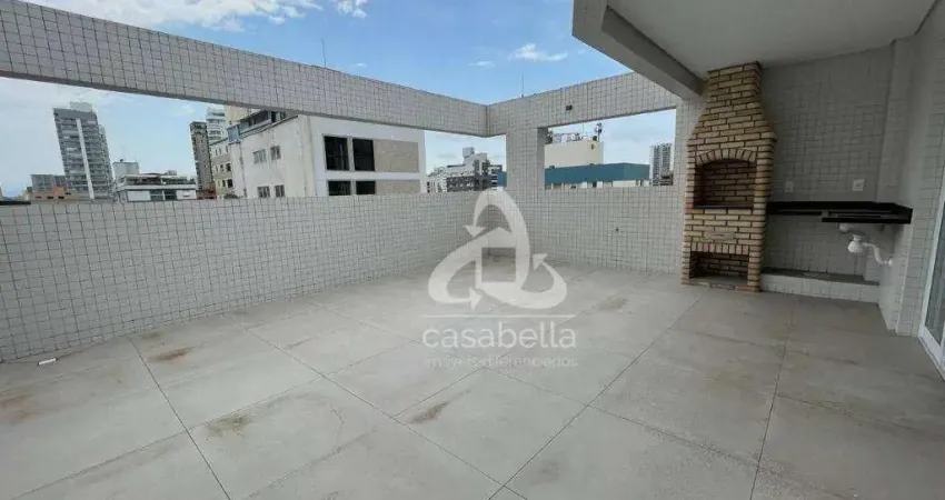 Cobertura com 3 dormitórios à venda, 220 m² por r$ 2.915.880,00 - boqueirão - santos/sp