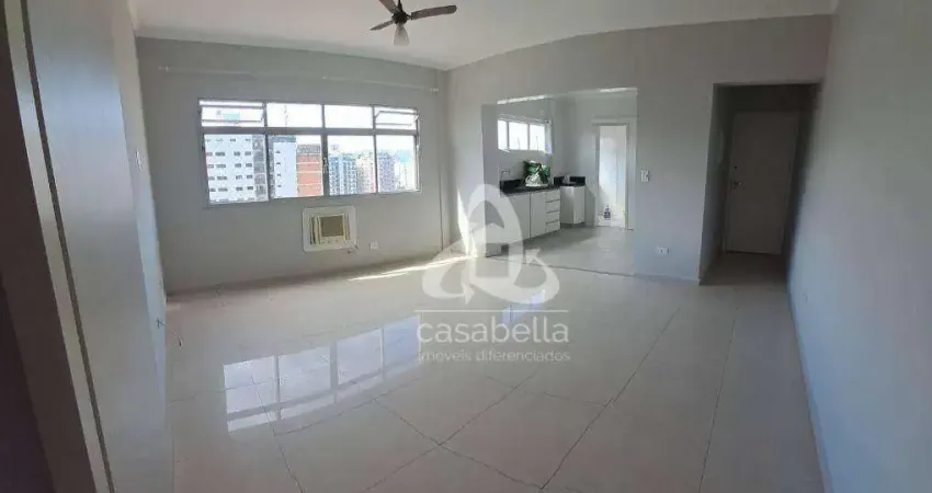 Apartamento com 2 dormitórios à venda, 80 m² por r$ 599.000,00 - campo grande - santos/sp