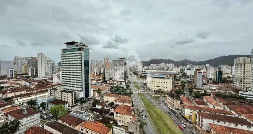 Apartamento com 3 dormitórios à venda, 80 m² por r$ 950.000,00 - gonzaga - santos/sp