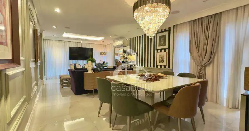 Apartamento com 3 dormitórios à venda, 144 m² por r$ 1.700.000,00 - pompéia - santos/sp