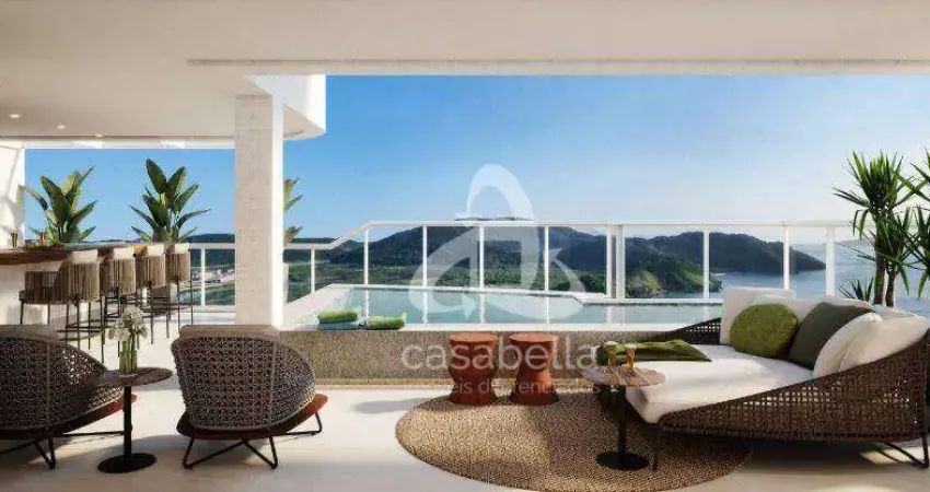 Cobertura com 4 dormitórios à venda, 302 m² por r$ 7.999.000,00 - ponta da praia - santos/sp