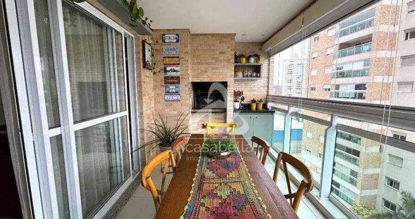 Apartamento com 3 dormitórios à venda, 103 m² por r$ 1.080.000,00 - ponta da praia - santos/sp