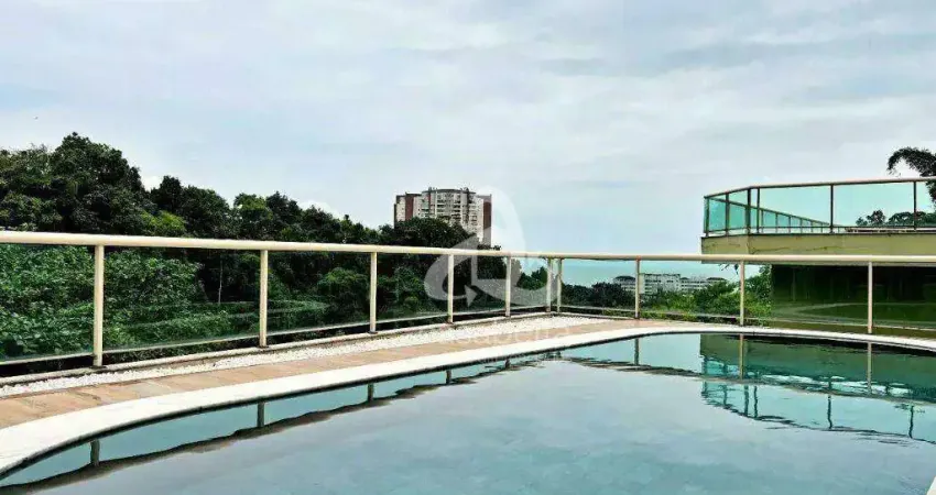 Casa com 5 dormitórios, 695 m² - venda por r$ 13.000.000,00 ou aluguel por r$ 60.000,00/mês - morro santa terezinha - santos/sp