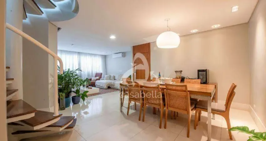 Cobertura com 4 dormitórios à venda, 296 m² por r$ 3.900.000,00 - gonzaga - santos/sp
