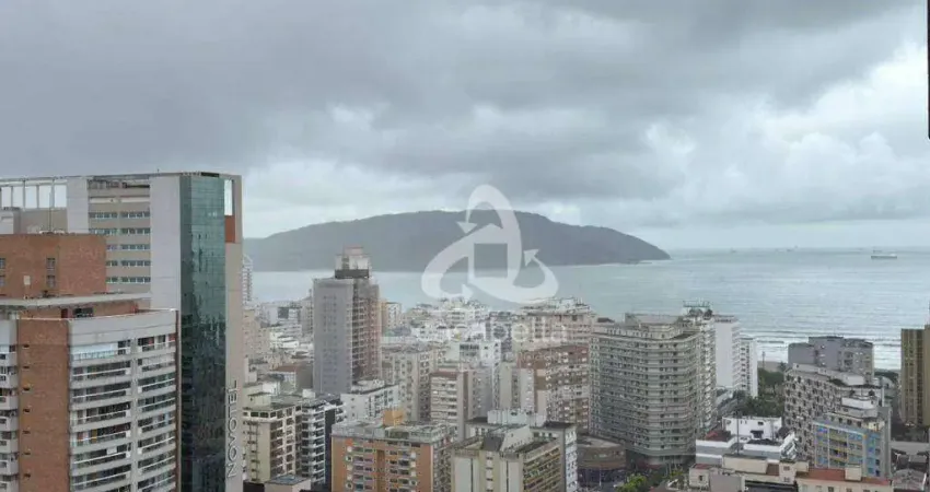 Apartamento com 2 dormitórios à venda, 77 m² por r$ 1.240.000,00 - gonzaga - santos/sp