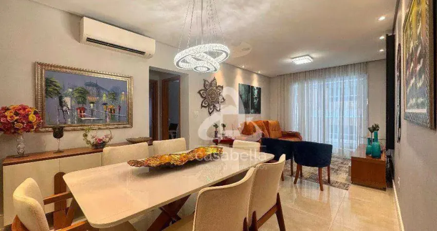 Apartamento com 2 dormitórios à venda, 101 m² por r$ 1.380.000,00 - embaré - santos/sp