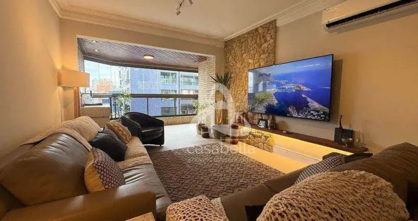 Apartamento com 3 dormitórios à venda, 166 m² por r$ 2.290.000,00 - ponta da praia - santos/sp