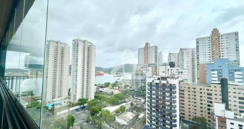 Apartamento com 2 dormitórios à venda, 65 m² por r$ 1.150.000,00 - ponta da praia - santos/sp