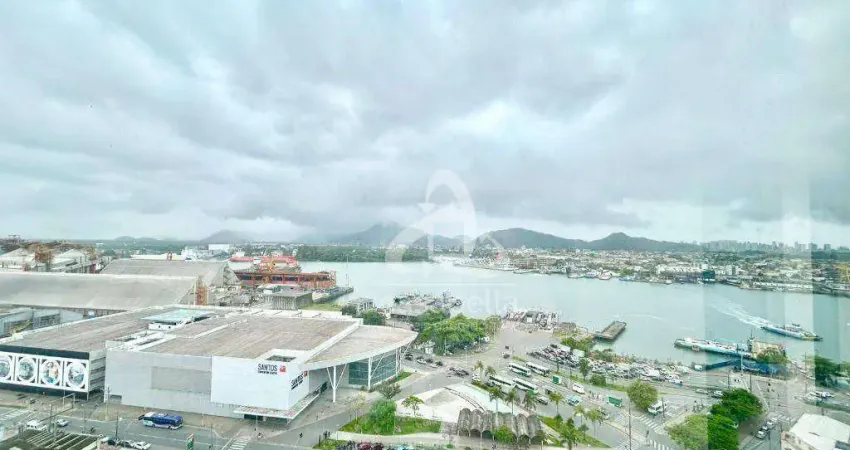 Apartamento com 2 dormitórios à venda, 65 m² por r$ 1.150.000,00 - ponta da praia - santos/sp