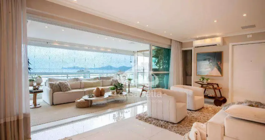 Apartamento com 4 dormitórios à venda, 345 m² por r$ 7.065.940,00 - aparecida - santos/sp