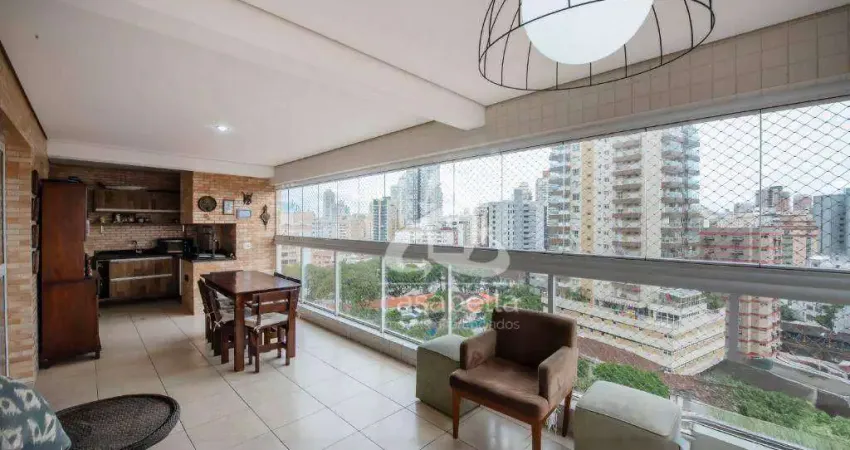 Apartamento com 3 dormitórios à venda, 109 m² por r$ 1.705.000,00 - gonzaga - santos/sp