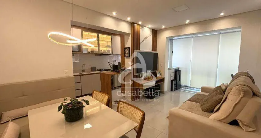 Apartamento com 1 dormitório à venda, 51 m² por r$ 700.000,00 - embaré - santos/sp