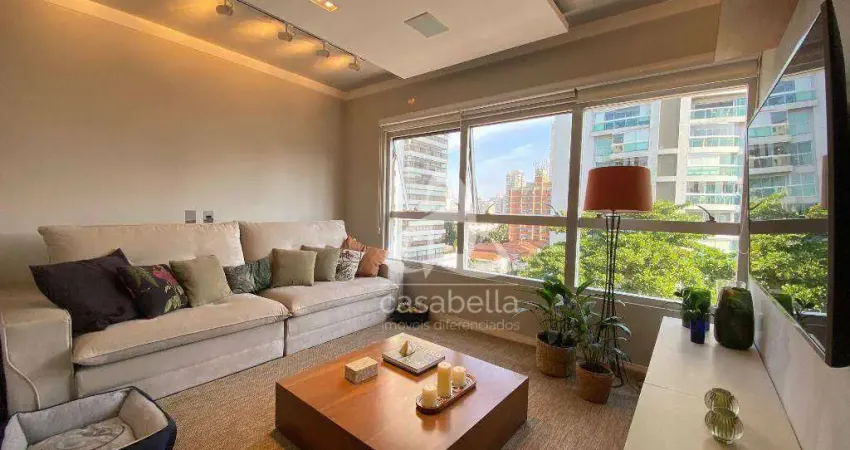 Apartamento com 2 dormitórios à venda, 74 m² por r$ 960.000,00 - embaré - santos/sp